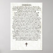 DESIDERATA Rode Kruis Poster (Voorkant)