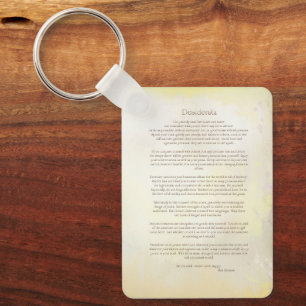 Desiderata Sleutelhanger