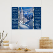 Desiderata Snow Top Mountains Posters (Keuken)