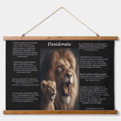 Desiderata: speelse welpen in een nevel hangend wandkleed (Voorkant)