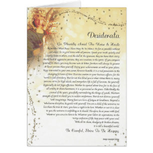 DESIDERATA Starry Guardian Angel