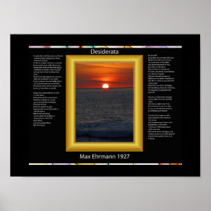 DESIDERATA Sun-Posters instellen Poster