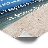 DESIDERATA Synopsis - Lounge under the Palms Perfect Poster (Hoek)