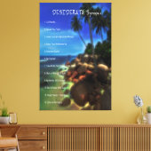 DESIDERATA Synopsis Mystical Rocky Beach Canvas Afdruk (Insitu (Woonkamer))