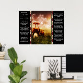 Desiderata Tractor die Posters opblaast (Thuiskantoor)