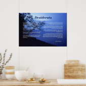 Desiderata Tree by Lake Poster (Keuken)