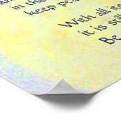 DESIDERATA Veranderend Daisy poster (Hoek)