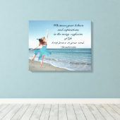 Desiderata voor moeder canvas afdruk (Insitu (Houten vloer))