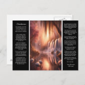 Desiderata Waterval: Avond Reflectie Pool Briefkaart (Voorkant / Achterkant)