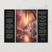 Desiderata Waterval: Avond Reflectie Pool Briefkaart (Voorkant)