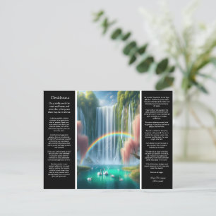 Desiderata Waterval: de weerspiegeling van de lief Briefkaart
