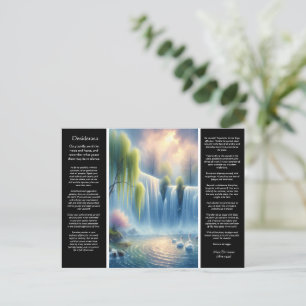 Desiderata Waterval en zachte vrede Briefkaart