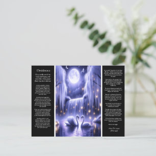 Desiderata Waterval: Gouden Romance Herfsten Briefkaart