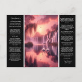 Desiderata Waterval, Gouden Uur, Wilgen en Liefde Briefkaart (Voorkant)