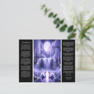 Desiderata Waterval: Hartbloesem Cascade Briefkaart