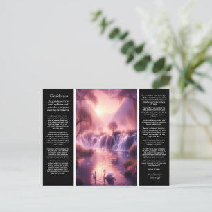 Desiderata Waterval: Hush van de verborgen vallei Briefkaart