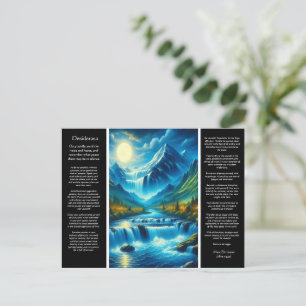 Desiderata Waterval Light Briefkaart