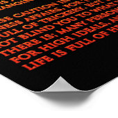 DESIDERATA Waterval Oranje Posters 11 (Hoek)