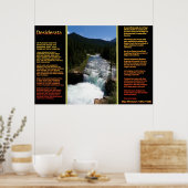 DESIDERATA Waterval Oranje Posters 8 (Keuken)
