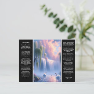 Desiderata Waterval: Pastel Sky Dreams Briefkaart