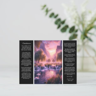 Desiderata Waterval: Romantisch Zwaanreservaat Briefkaart