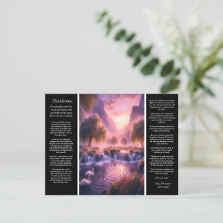 Desiderata Waterval: Romantisch Zwaanreservaat Briefkaart