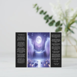 Desiderata Waterval: Sunset Glow Cascade Briefkaart