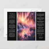 Desiderata Waterval: Wilg & Roos Twilight Briefkaart
