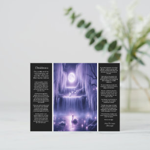Desiderata Waterval: Willow Heart Herfsten Briefkaart