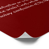 Desiderata white arabian cheval Posters (Coin)