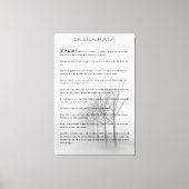 DESIDERATA Winter Trees Canvas Afdruk (Voorkant)