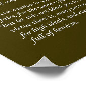 Desiderata - Woodland Bridge Path Poster (Hoek)