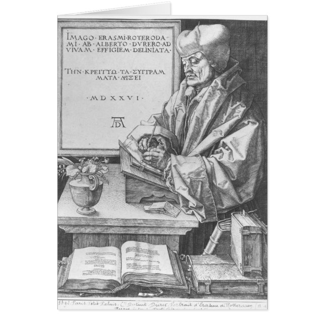 Desiderius Erasmus de Rotterdam, 1526 (Devant)