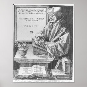 Desiderius Erasmus van Rotterdam, 1526 Poster
