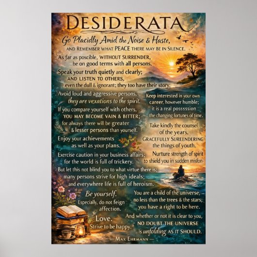 DESIDERTA POSTER (Voorkant)