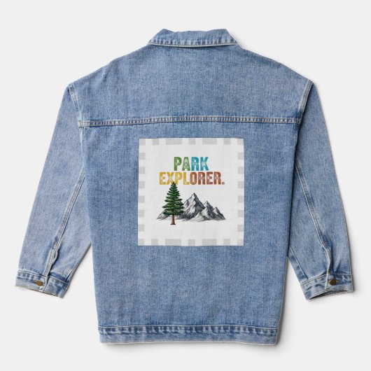 Desigion de t-shirt Park Explorer. (Verso)