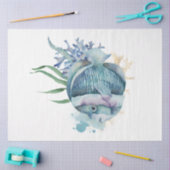 Design 10 uit de onderwaterserie van de Waterverf Tissuepapier (Craft)