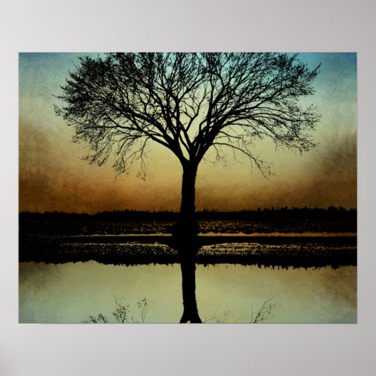 design 178 Tree Silhouette Poster (Voorkant)