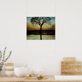 design 178 Tree Silhouette Poster (Keuken)