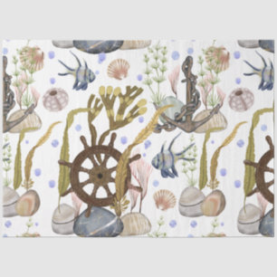 Design 24-weefselpapier uit de serie Marine Life S Tissuepapier