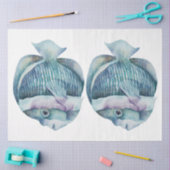 Design 28 uit de onderwaterserie van de Waterverf Tissuepapier (Craft)