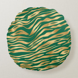 Design 2 uit de Emerald and Gold Safari-reeks Rond Kussen