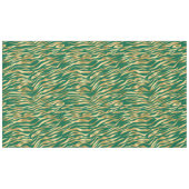 Design 2 uit de Emerald and Gold Safari-reeks Tafelkleed (Voorkant (Horizontaal))
