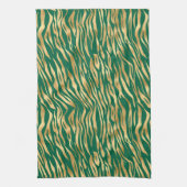 Design 2 uit de Emerald and Gold Safari-reeks Theedoek (Verticaal)