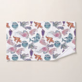 Design 2 van de Samenstelling van de Waterverf ond Bad Handdoek (Handdoek)