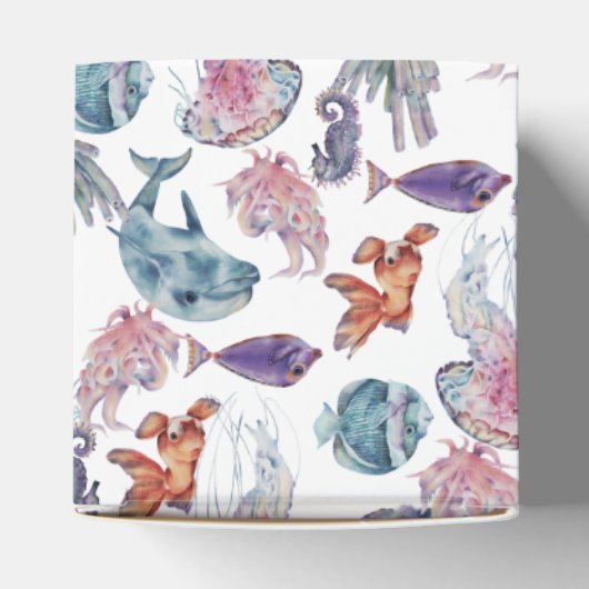 Design 2 van de Samenstelling van de Waterverf ond Bedankdoosjes (Bovenkant)