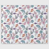 Design 2 van de Samenstelling van de Waterverf ond Cadeaupapier (Vlak)