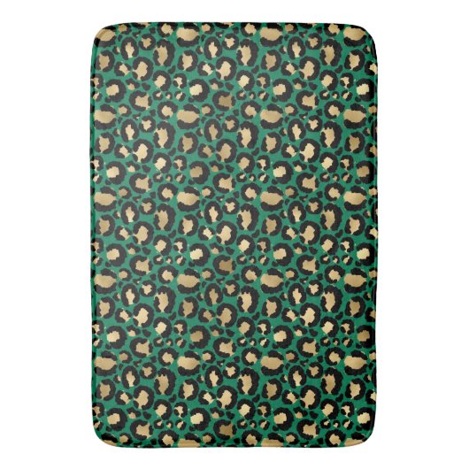 Design 3 uit de Emerald and Gold Safari-reeks Badmat (Voorkant Verticaal)