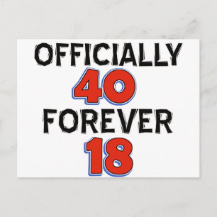 design 40-jarig bestaan briefkaart