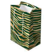 Design 4 uit de Emerald and Gold Safari-reeks Medium Cadeauzakje (Voorkant Gekanteld)